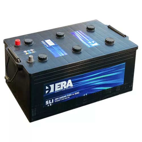 ERA T72557  teherautó-akkumulátor, 12V 225AH 1150A B+, 3 év garancia