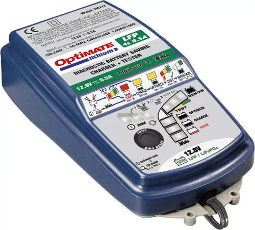 Töltő+Tápforrás OptiMATE Lithium 4S 9.5A (12V/9.5A) LiFePO4