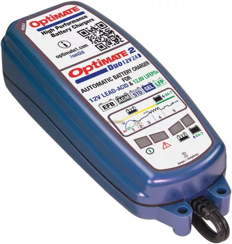 Töltő OptiMATE 2 DUO (12V/2A)