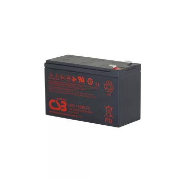 Zselés akkumulátor CSB UPS12580F2 (12V 580W/5min.)