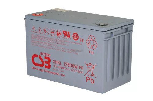 Zselés akkumulátor CSB XHRL12500W (12V 500W/15min)