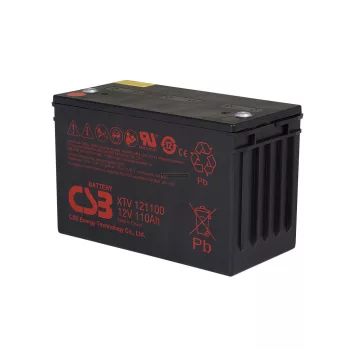Zselés akkumulátor CSB XTV121100 (12V/110Ah)