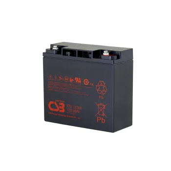 Zselés akkumulátor CSB XTV12200 (12V/20Ah)