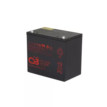 Zselés akkumulátor CSB XTV12550 (12V/55Ah)