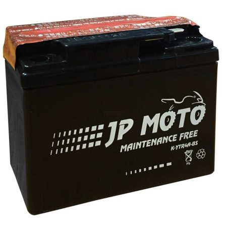 JP Moto gondozásmentes motorakkumulátor, YTR4A-BS, K-YTR4A-BS