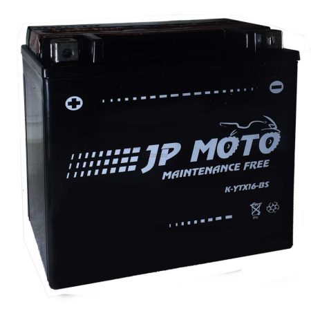 JP Moto gondozásmentes motorakkumulátor, YTX16B-BS