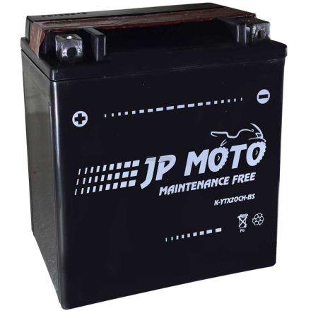 JP Moto gondozásmentes motorakkumulátor, YTX20CH-BS