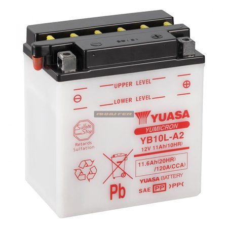 Yuasa motorkerékpár akkumulátor YB10L-A2 12V 11,6Ah / 120A