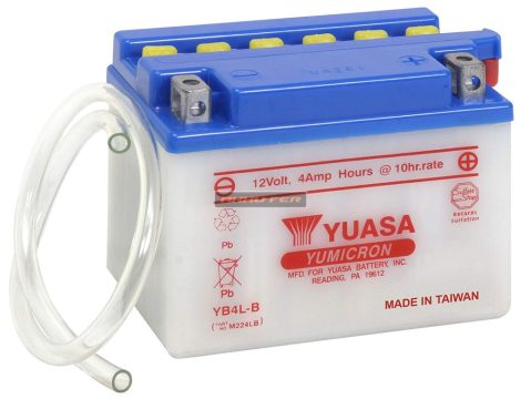 Yuasa Yumicron  "robógó akkumulátor" YB4L-B  12V 4Ah 