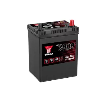 Yuasa autó akkumulátor 12V 30Ah/300A jobb+