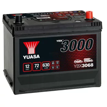Yuasa SMF YBX3068 akkumulátor, 12V 72Ah 630A J+, japán