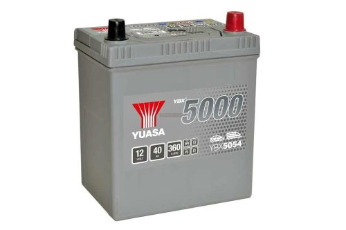 Yuasa Silver High Performance akkumulátor, 12V 40Ah 360A jobb+ /ázsiai kivitel/