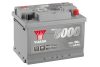 Yuasa Silver High Performance SMF YBX5075 akkumulátor, 12V 60Ah 640A J+ EU, alacsony