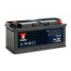 Yuasa AGM Start Stop Plus YBX9020 akkumulátor, 12V 105Ah 950A J+ EU, magas