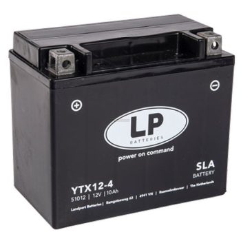   Landport YTX12-4 motorakkumulátor, zárt, SLA, 12V 10Ah 180A