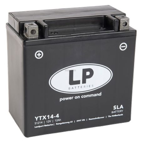 Landport YTX14-4 motorakkumulátor, zárt, SLA, 12V 12Ah 200A