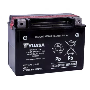 Yuasa motor akkumulátor 12V 13Ah/230A jobb+