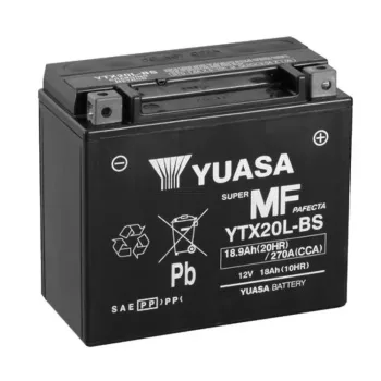Yuasa motor akkumulátor 12V 18Ah/270A jobb+