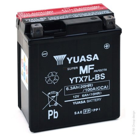 YUASA YTX7L-BS motor akkumulátor