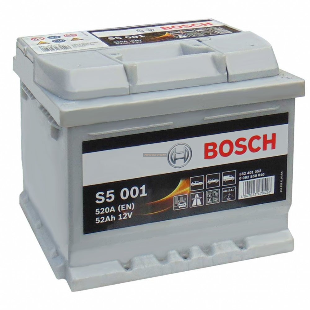Bosch akkumulátor 12V 52Ah S5 jobb+ AutóMotor